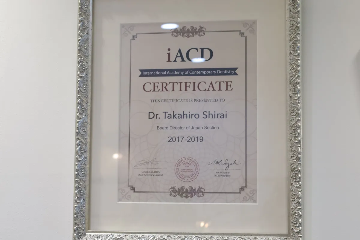 2017年 iACD国際歯科学会 日本支部役員 日本理事